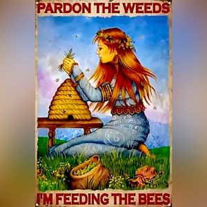 Oops! Pardon the weeds in my closet! Busy sharing mine & YOURS & gardening!